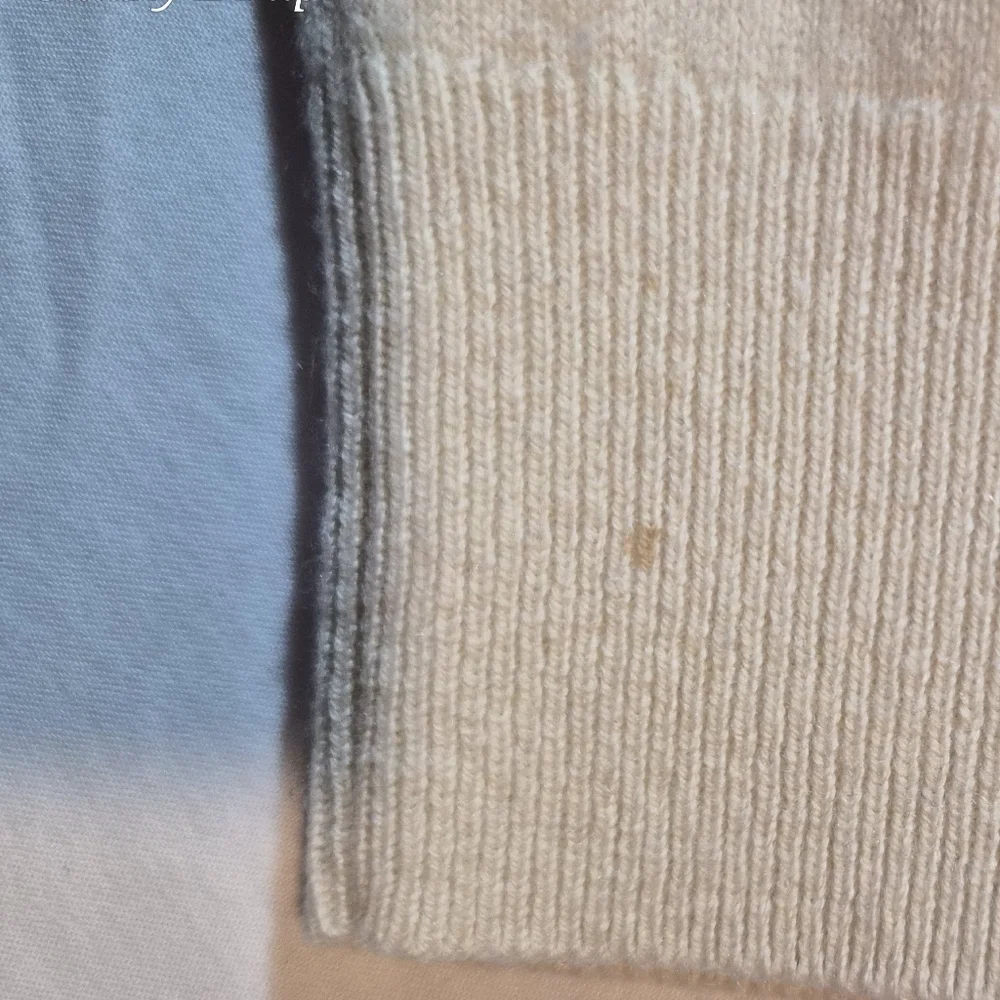 ​Talbots Petites Pure Cashmere Turtleneck Sweater - Cream Ivory - Petite Large - Picture 8 of 9